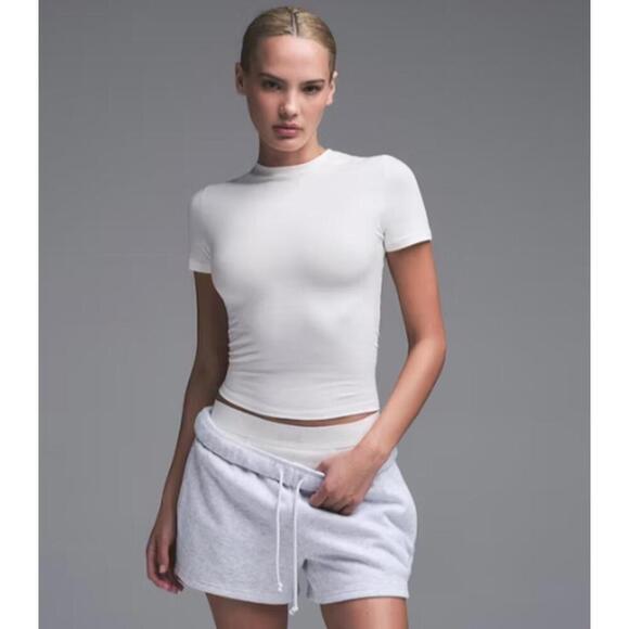 Skims Tops - NWT Skims Womens Cotton Jersey T Shirt MARBLE Size XL